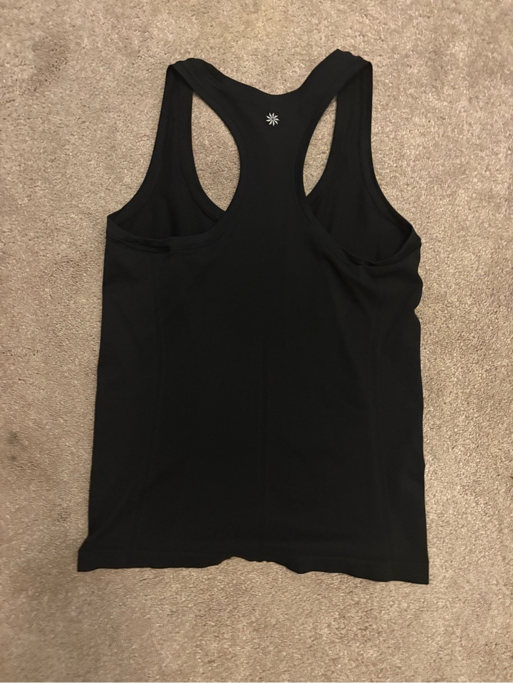 Black Racerback Athleta small Tank Top - Performance Activewear